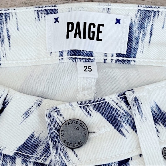 Paige Verdugo Alexandria Ikat Boho Print Ultra Skinny Jeans Size 25 - Picture 9 of 12